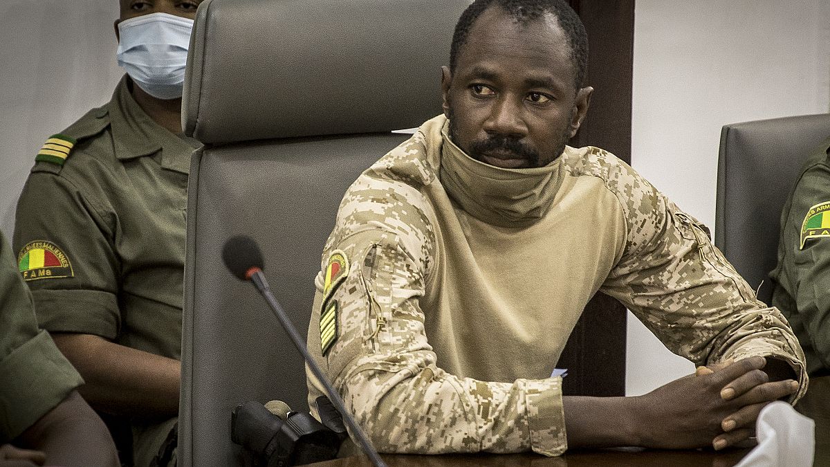 الكولونيل أسيمي غويتا في وزارة الدفاع، باماكو في مالي