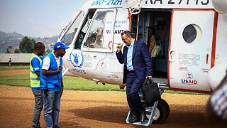 Ebola salgınıyla mücadele eden Kongo'yu ziyaret eden DSÖ Genel Direkötür Tedros Adhanom Ghebreyesus
