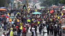 Tausende auf der Straße in Kolumbiens Hauptstadt