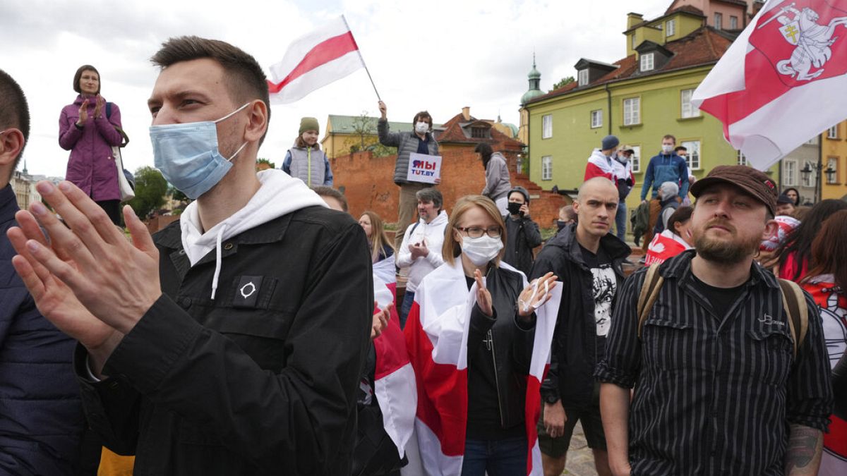 В европейских городах прошли акции в поддержку Романа Протасевича 