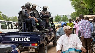 عناصر من الشرطة المالية في العاصمة باماكو. 2021/05/25
