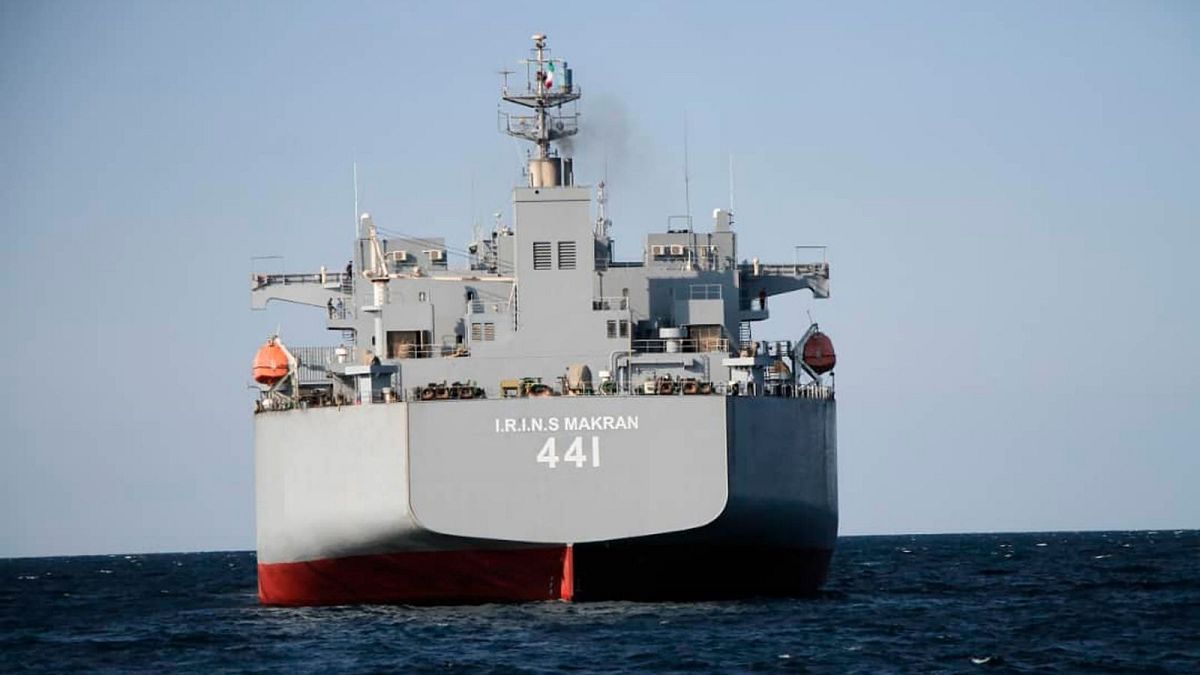  Iran-made warship Makran