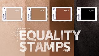 Dunkle Briefmarke weniger wert: Rassismusvorwurf gegen spanische Post