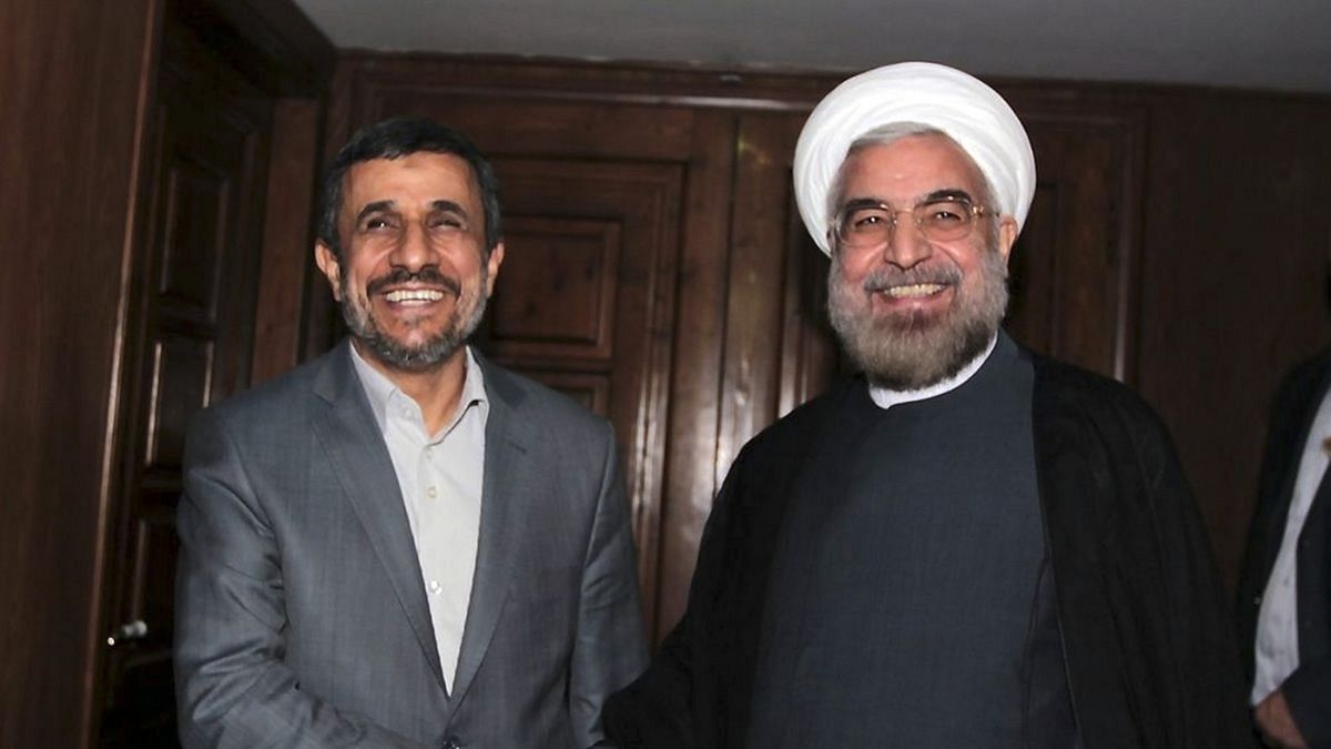 حسن روحانی و محمود احمدی‌نژاد