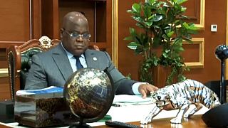 Dr Congo: Tshisekedi says volcano situation 'under control'