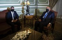srail Dışişleri Bakanı Gabi Ashkenazi, Mısırlı mevkidaşı Samih Şukri
