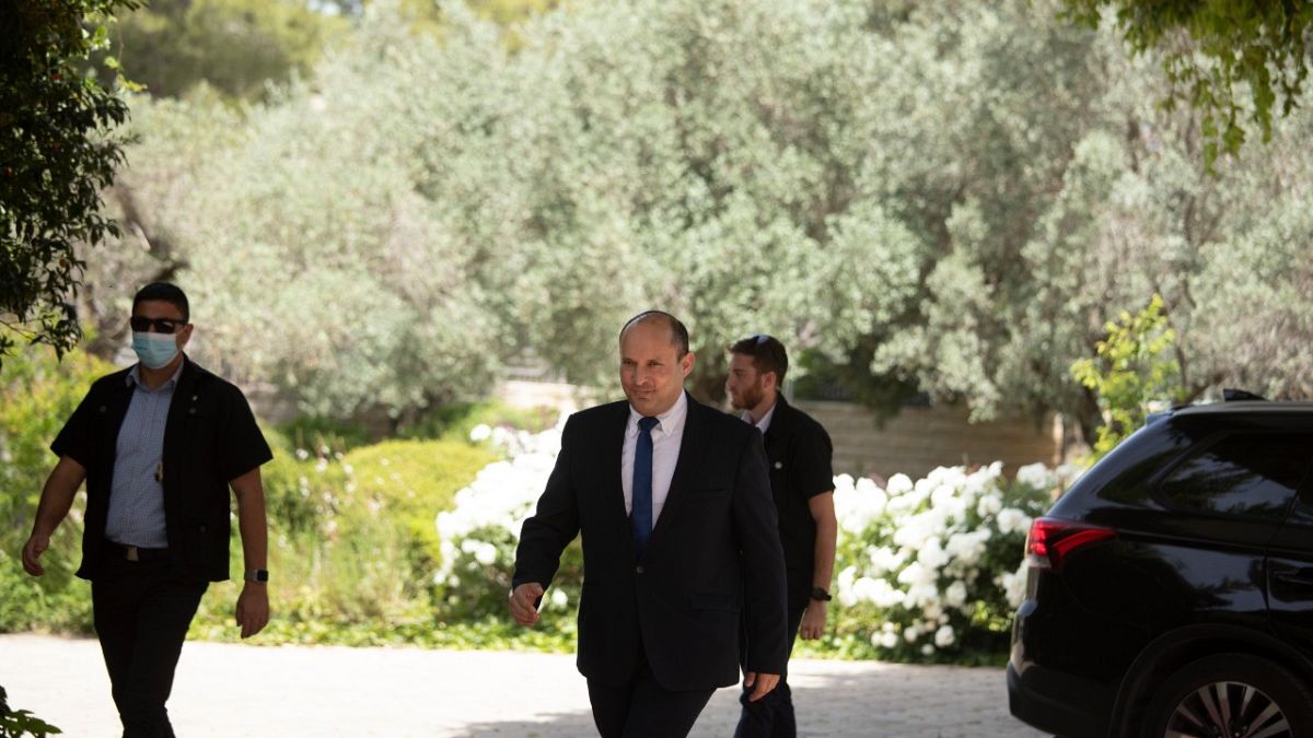 نفتالي بينيت رئيس حزب يمينة في القدس. 2021/05/05