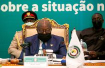 Ghanas Präsident Nana Akufo-Addo auf der ECOWAS-Sondersitzung