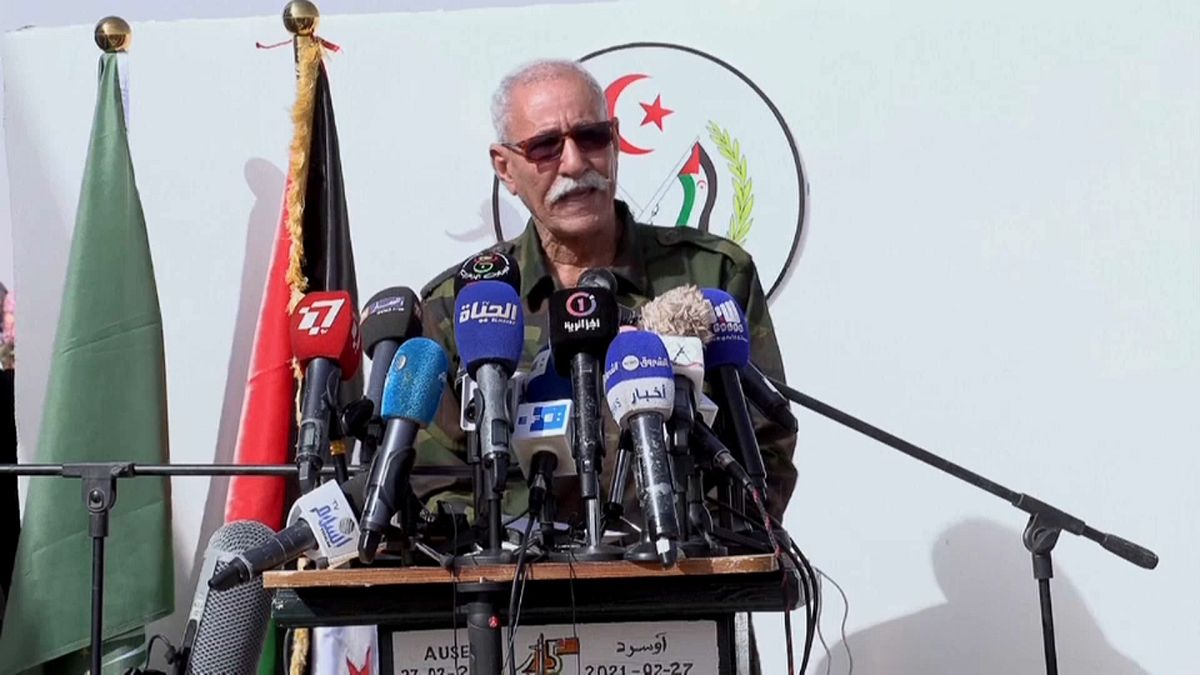 El líder del Frente Polisario Brahim Ghali comparecerá desde el hospital