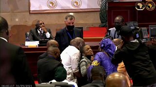 Scènes de violence au Parlement de l'Union Africaine