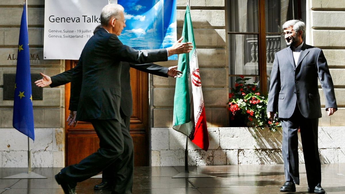 سعید جلیلی در مذاکرات ژنو، زمانیکه دبیر شورای‌عالی امنیت ملی ایران بود