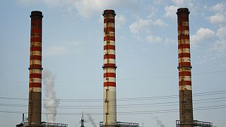 In this file picture taken on Aug. 17, 2012, a partial view of the ILVA steel plant is seen in Taranto, Italy