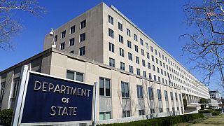 The Harry S. Truman Building, headquarters for the State Department, is seen in Washington.