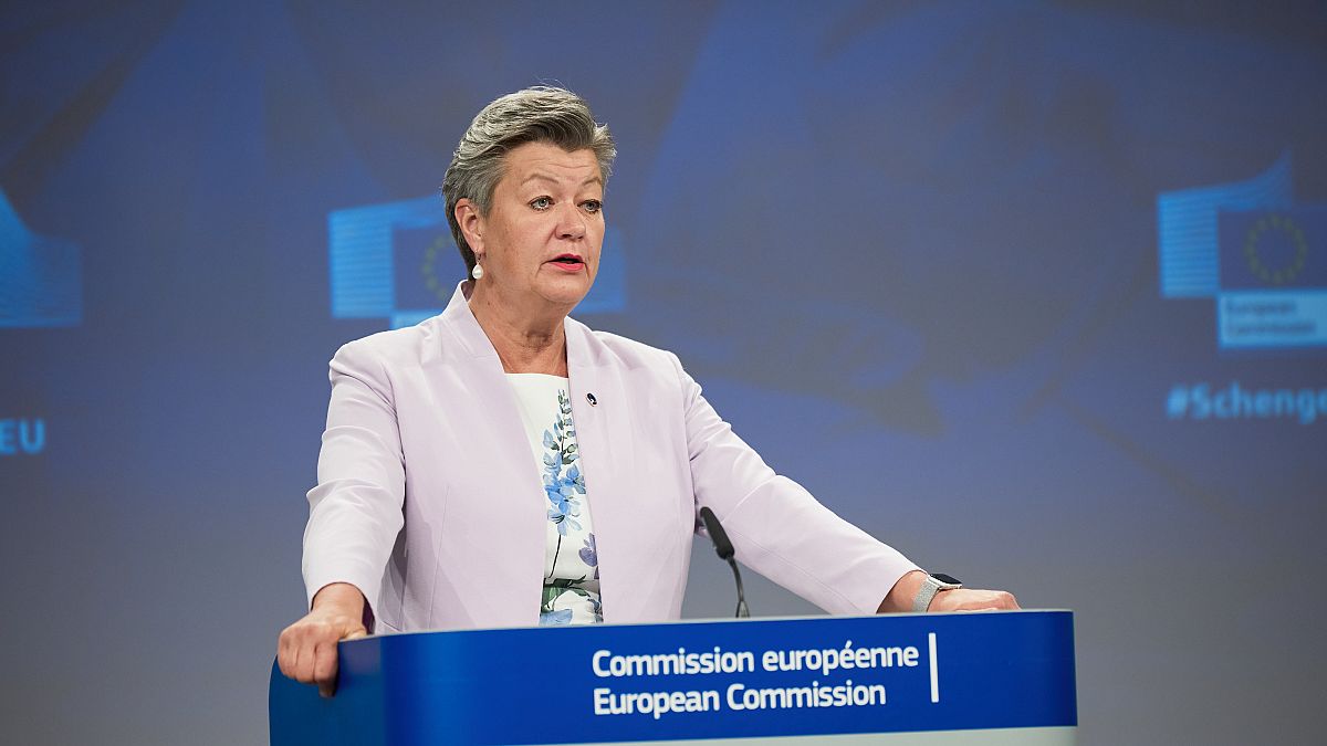 Commissioner Ylva Johansson unveiled plans to strengthen the Schengen area.