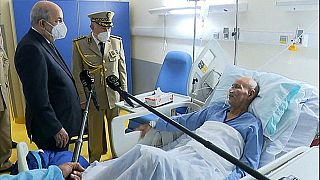 Algerian President visits Polisario chief Ghali at hospital in Algiers