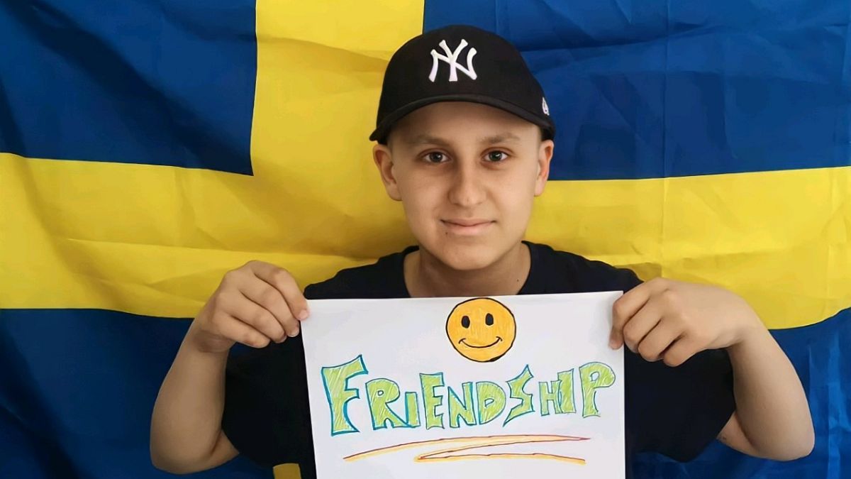 Dominic Kramberger, a 14 year old boy from Sweden
