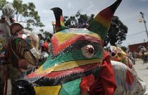 تصاویری از مراسم سنتی «رقص شیاطین» در ونزوئلا