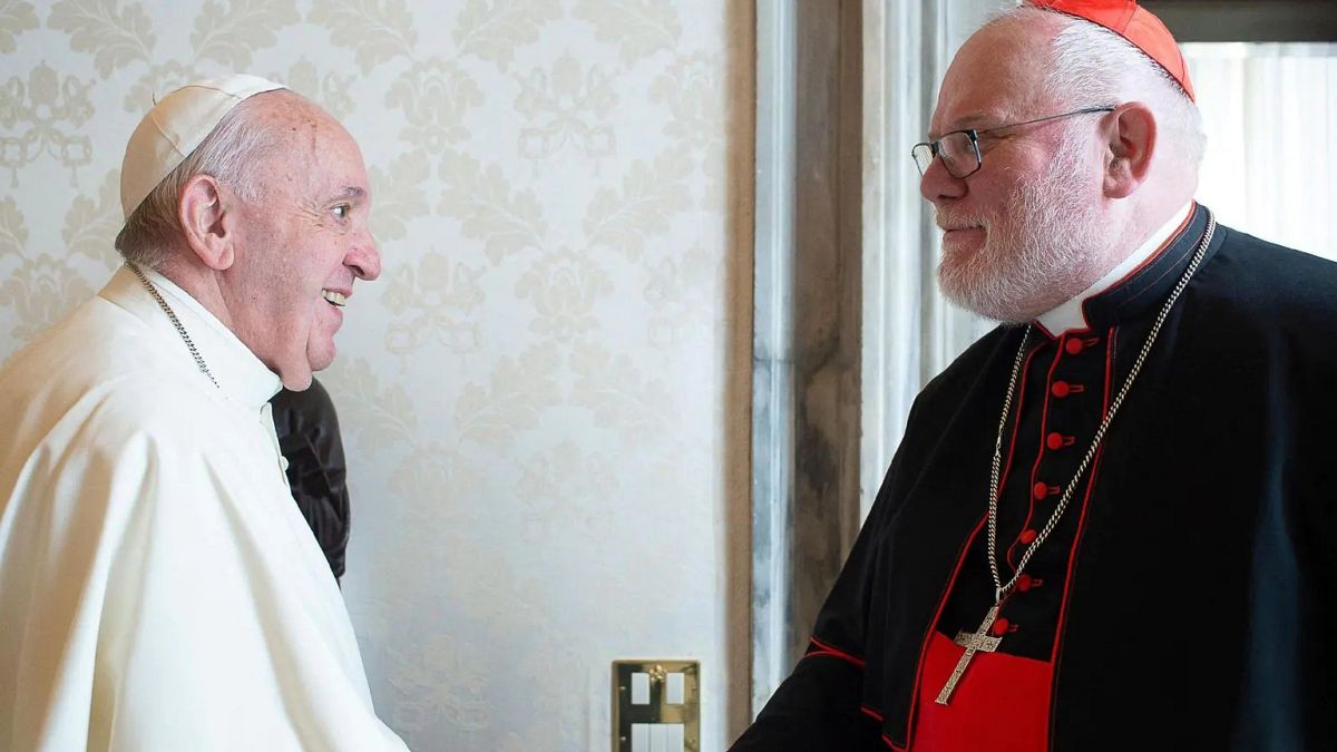 Papa Francis ile Kardinal Reinhard Marx