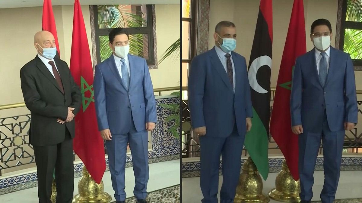 وزير الخارجية المغربي ناصر بوريطة يلتقي كبار المسؤولين الليبيين