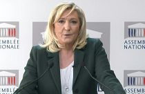 زعيمة اليمين المتطرف الفرنسية مارين لوبان.