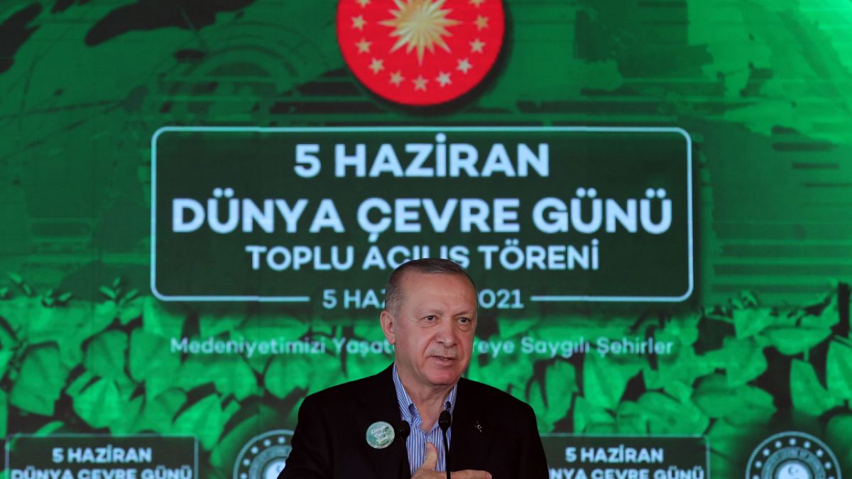 Cumhurbaşkanı Recep Tayyip Erdoğan, Pendik Millet Bahçesi'nde düzenlenen 5 Haziran Dünya Çevre Günü Toplu Açılış Töreni'ne katılarak konuşma yaptı