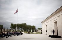 Cerimonia di inaugurazione del Memoriale della Normandia britannica a Ver-sur-Mer, nel 77° anniversario del D-Day