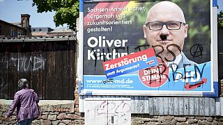Wahlplakat der AfD in Sachsen-Anhalt