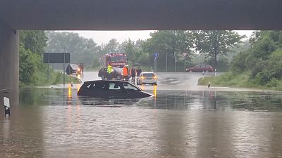 شاهد: الأمطار الغزيرة تتسبب في فيضانات كبيرة في غرب ولاية سكسونيا الألمانية