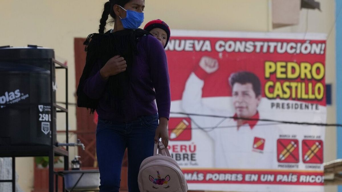 Manifesto elettorale a Tacabamba, Perù