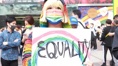 شاهد: ناشطون في مجتمع المثليين يتظاهرون من أجل الحصول على حماية قانونية في طوكيو