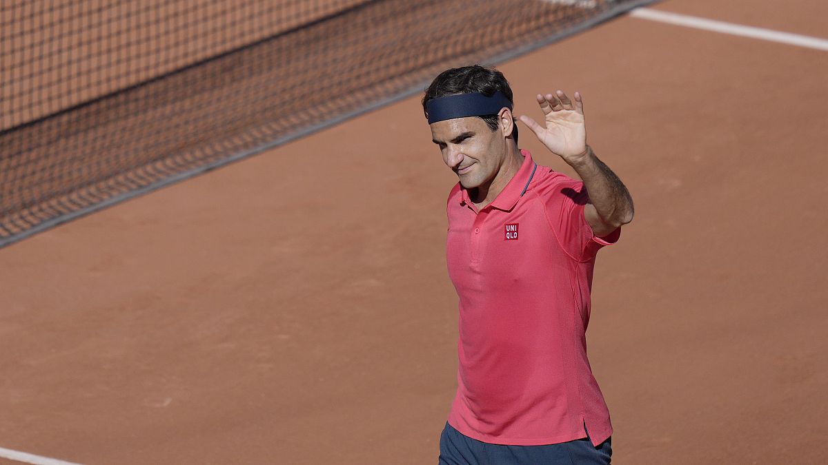 Le Suisse Roger Federer à Roland-Garros, le 31/05/2021