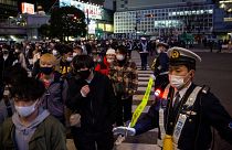 Tokyo's downtown Shibuya district