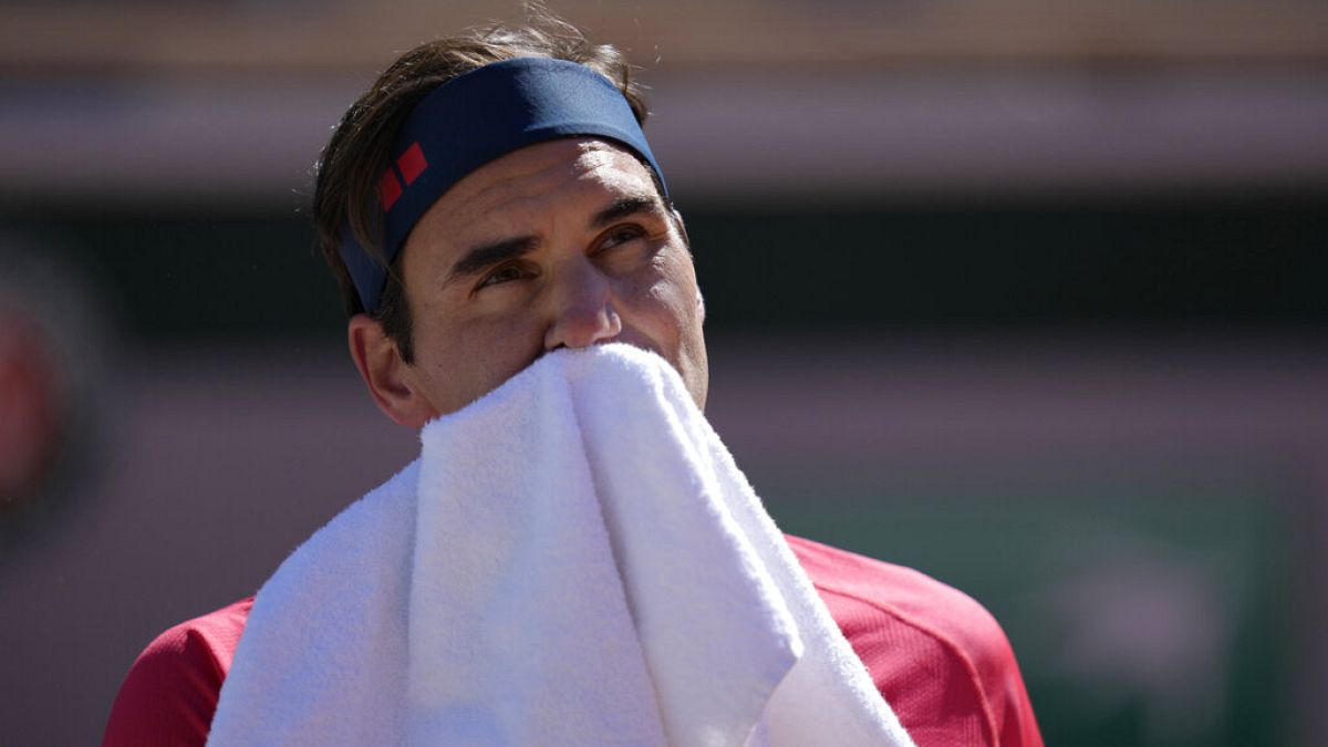 Roger Federer május 31-én, az első meccsén a Garroson