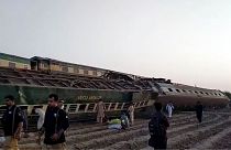 تصادف دو قطار در جنوب پاکستان