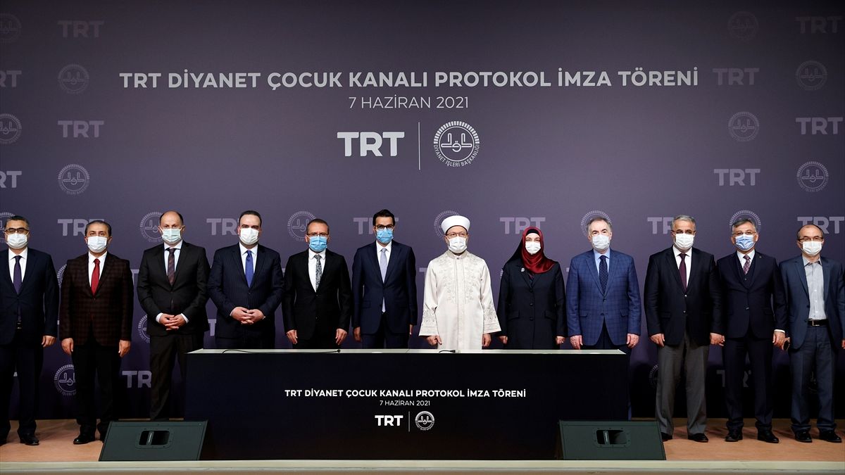 "TRT Diyanet Çocuk Kanalı"nın kurulması için ilk adım atıldı