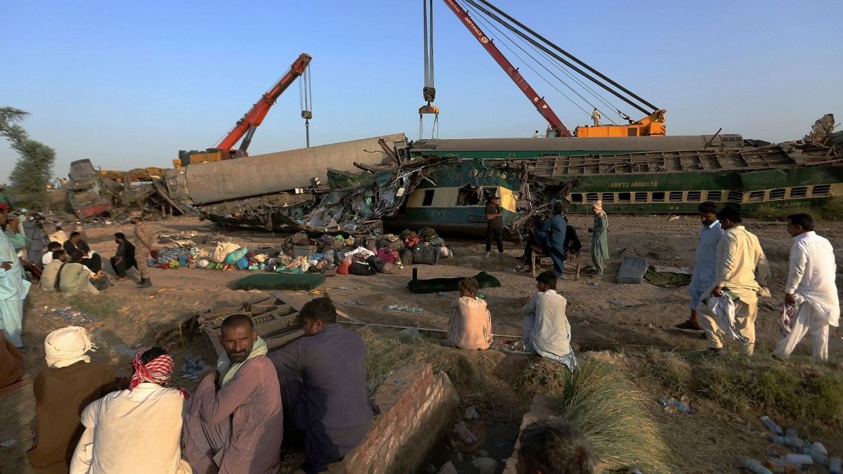 تصادف قطار در پاکستان