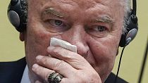 Ratko Mladic beim Prozess in den Niederlanden - ARCHIV