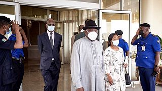 Goodluck Jonathan in Bamako for ECOWAS mediation talks with new regime