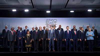 A G7 vezetőinek csúcstalálkozója a kanadai Quebecben, La Malbaie-ban 2018. június 9-én