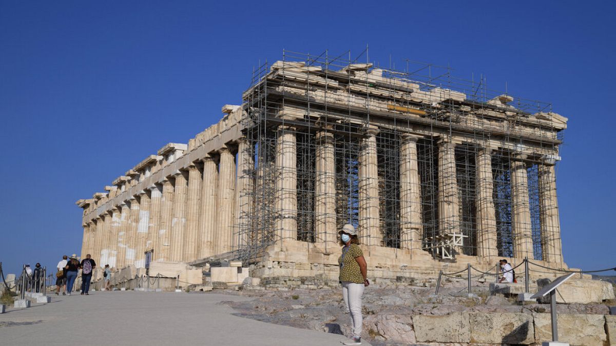 Akropolis in Athen in Coronazeiten