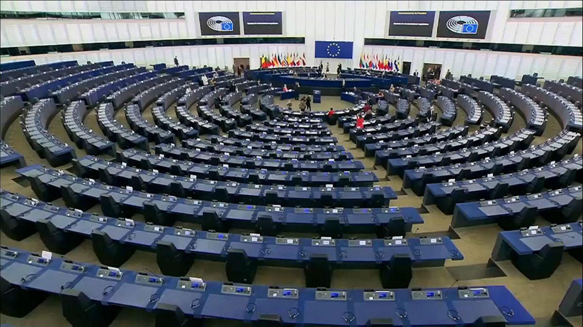 L'hémicycle du Parlement européen