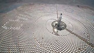 Das solarthermische Kraftwerk in der Atacama-Wüste