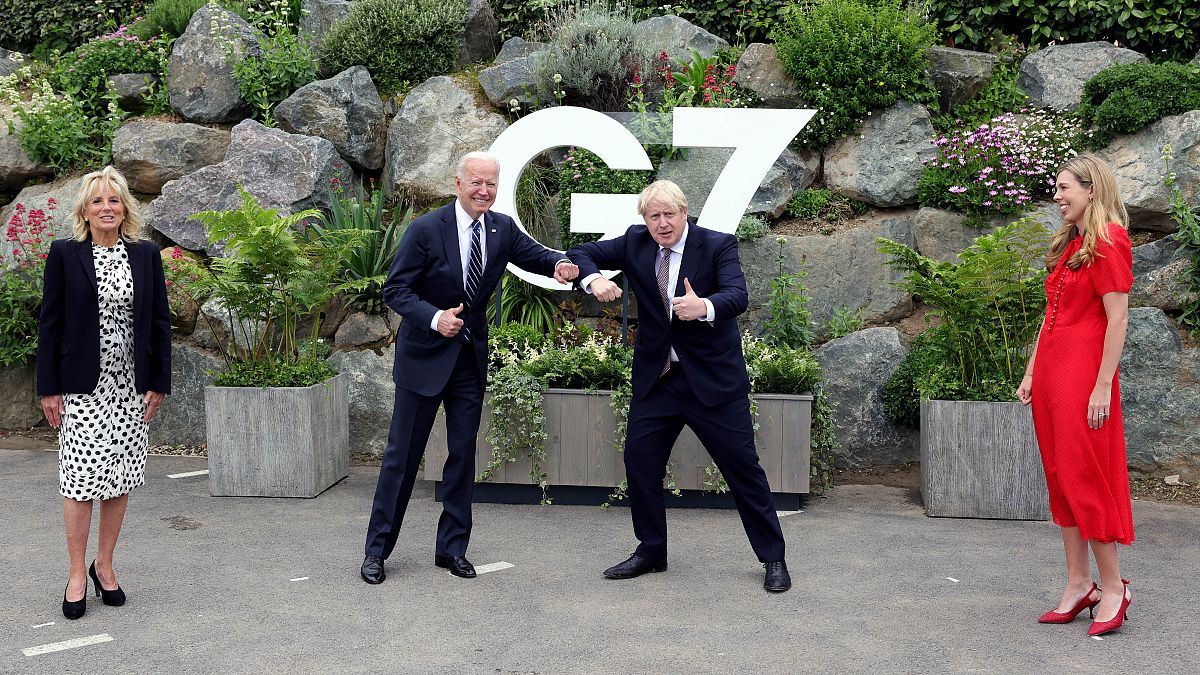 ABD Başkanı Joe Biden ile İngiltere Başbakanı Boris Johnson