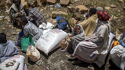 Διανομή ανθρωπιστικής βοήθειας στην πόλη Agula, της επαρχίας Τιγκράι
