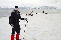 Arctic Angel Divya Nawale witnessed snow for the first time when visiting Antarctica.
