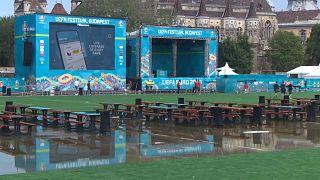 EURO 2020 fan-zone opens in Budapest ahead of Hungary vs Portugal game