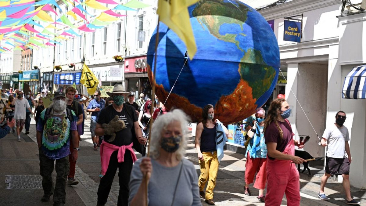 G7 και διαδηλώσεις για την κλιματική κρίση στην Κορνουάλη
