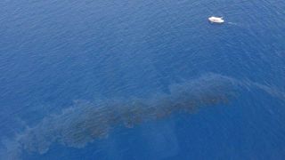 Contaminación en el Mediterráneo, cerca de las costas de Córcega - AFP / Marine Nationale