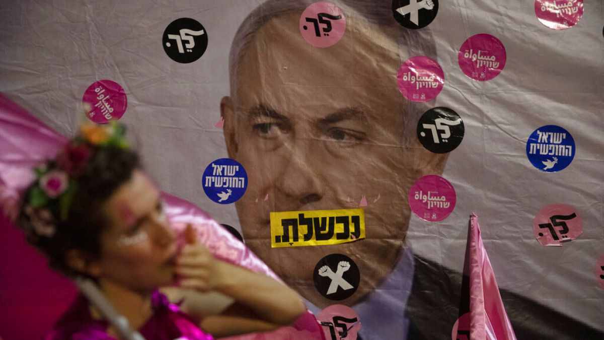 Netanyahu karşıtı protesto