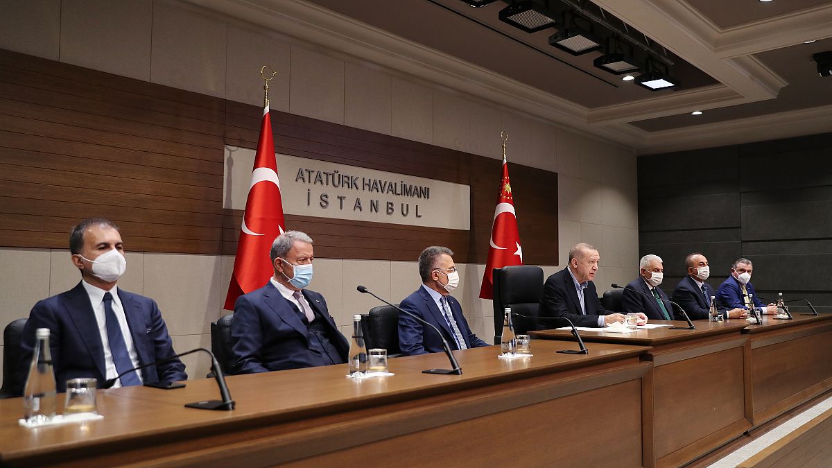 Cumhurbaşkanı Erdoğan NATO Zirvesi öncesi açıklamalarda bulunuyor